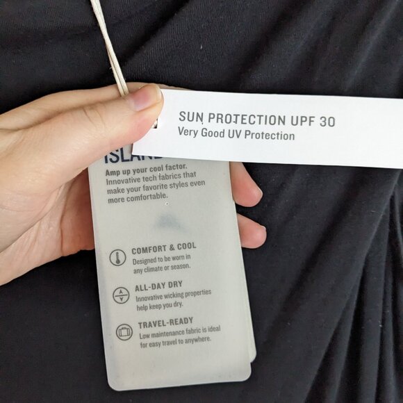 Tommy Bahama Black Maxi Dress UVF 30 - Picture 5 of 5